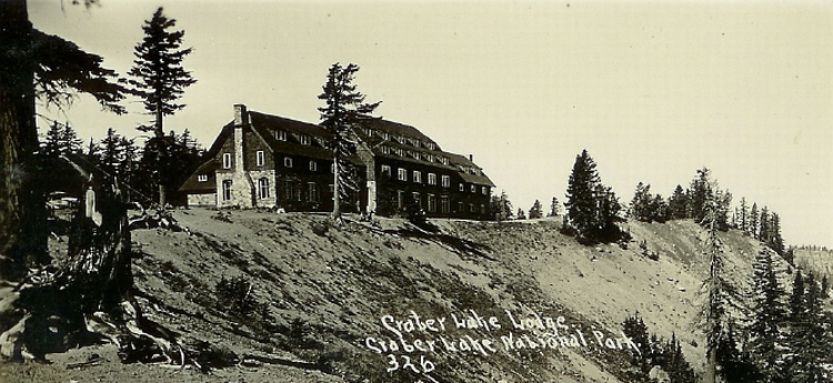 historic image of Crater Lake Lodge