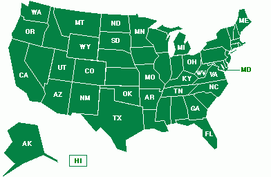 Clickable Map of the US